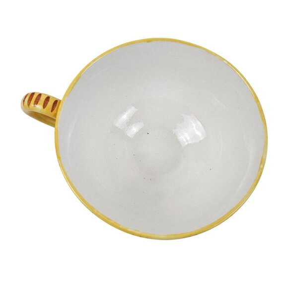 UCAGCO Early Provincial Hand Painted Rooster Rose Cup Saucer Set Japan Vintage - Picture 8 of 10